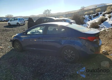 2016 Hyundai Elantra Se z USA, uszkodzony, nr VIN 5NPDH4AE1GH663585